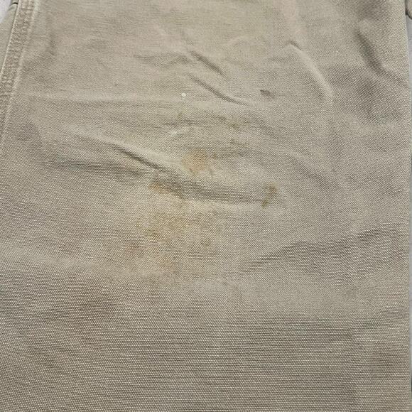 ★ Carhartt Vintage (90’s) Tan Carpenter Workwear Pants w/ Utility Pockets ★ - Picture 6 of 7
